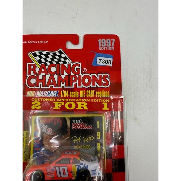 NEW Racing Champions 1997 NASCAR Sterling Marlin And Ricky Rudd 2 For 1 - Picture 9 of 9